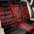 Hawaii Shark Back Car Seat Cover Polynesian Pattern Red Version