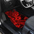 Hawaii Shark Car Mats Polynesian Pattern Red Version LT01 - Polynesian Pride