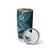 Hawaii Shark Tumbler Cup Polynesian Pattern Turquoise Version