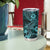 Hawaii Shark Tumbler Cup Polynesian Pattern Turquoise Version