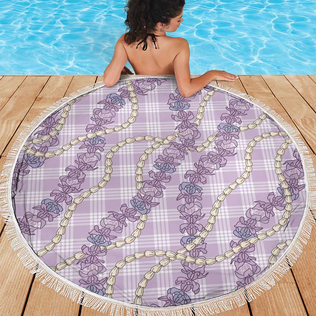 Pua Kalaunu Lei Beach Blanket Palaka Pattern LT01 - Polynesian Pride