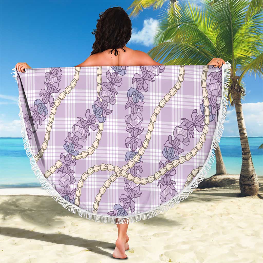 Pua Kalaunu Lei Beach Blanket Palaka Pattern LT01 - Polynesian Pride