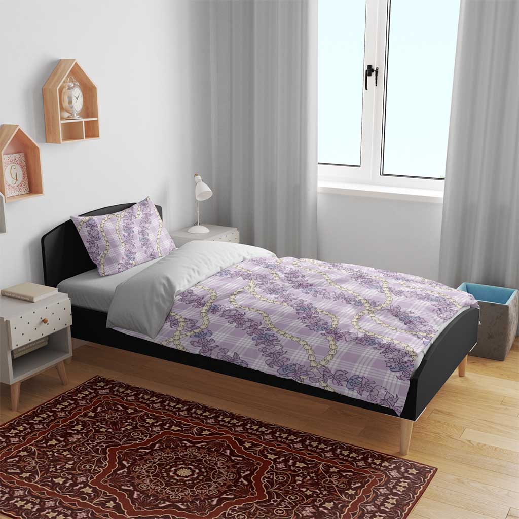Pua Kalaunu Lei Bedding Set Palaka Pattern