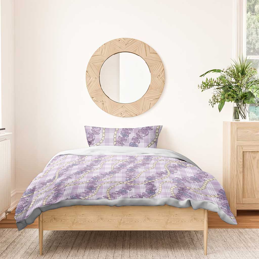 Pua Kalaunu Lei Bedding Set Palaka Pattern