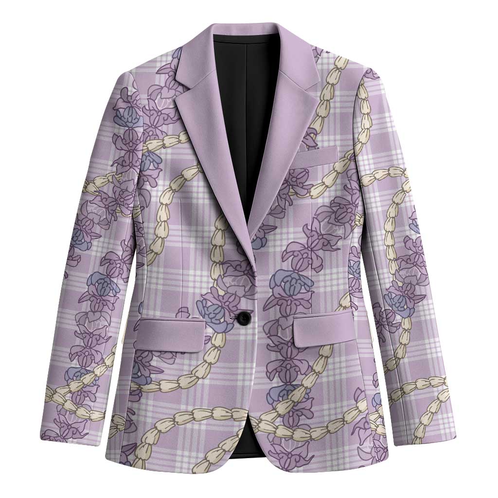 Pua Kalaunu Lei Blazer Palaka Pattern