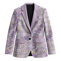Pua Kalaunu Lei Blazer Palaka Pattern