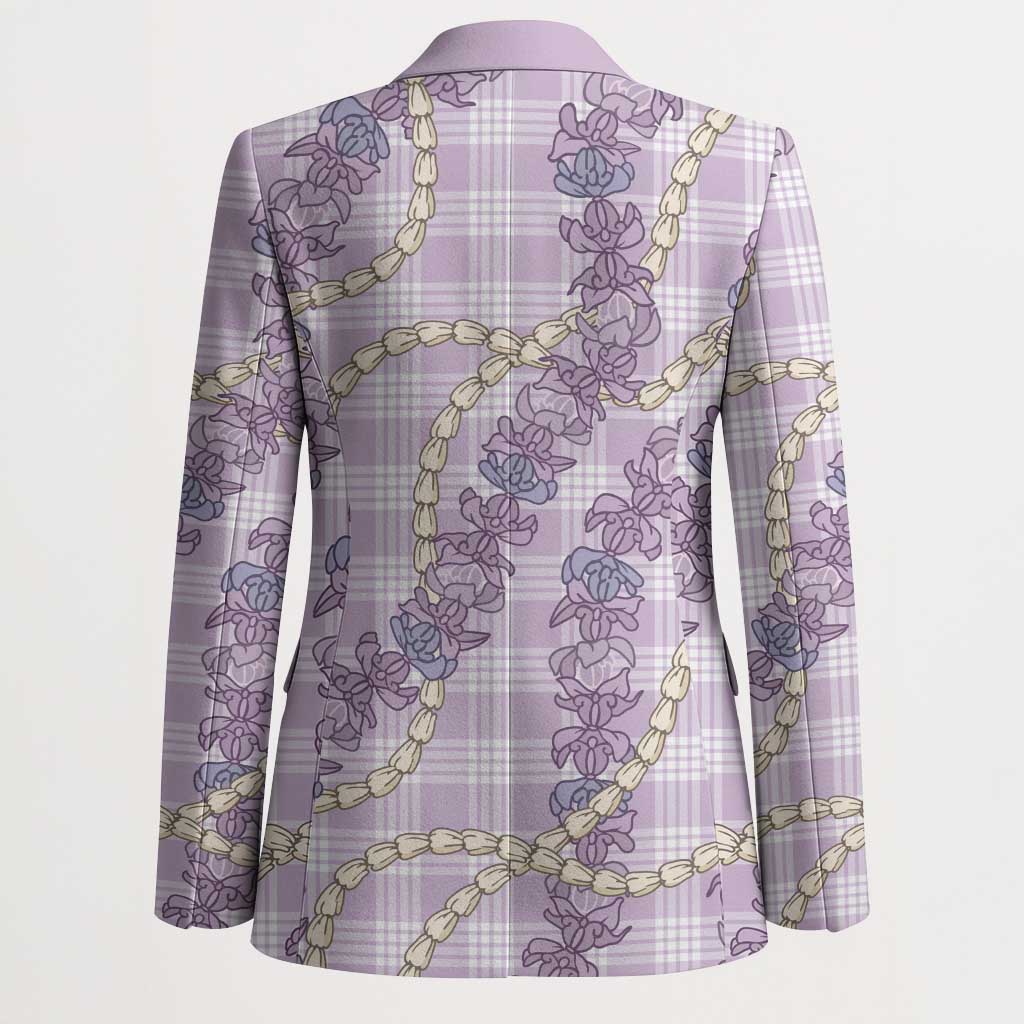 Pua Kalaunu Lei Blazer Palaka Pattern