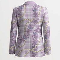 Pua Kalaunu Lei Blazer Palaka Pattern