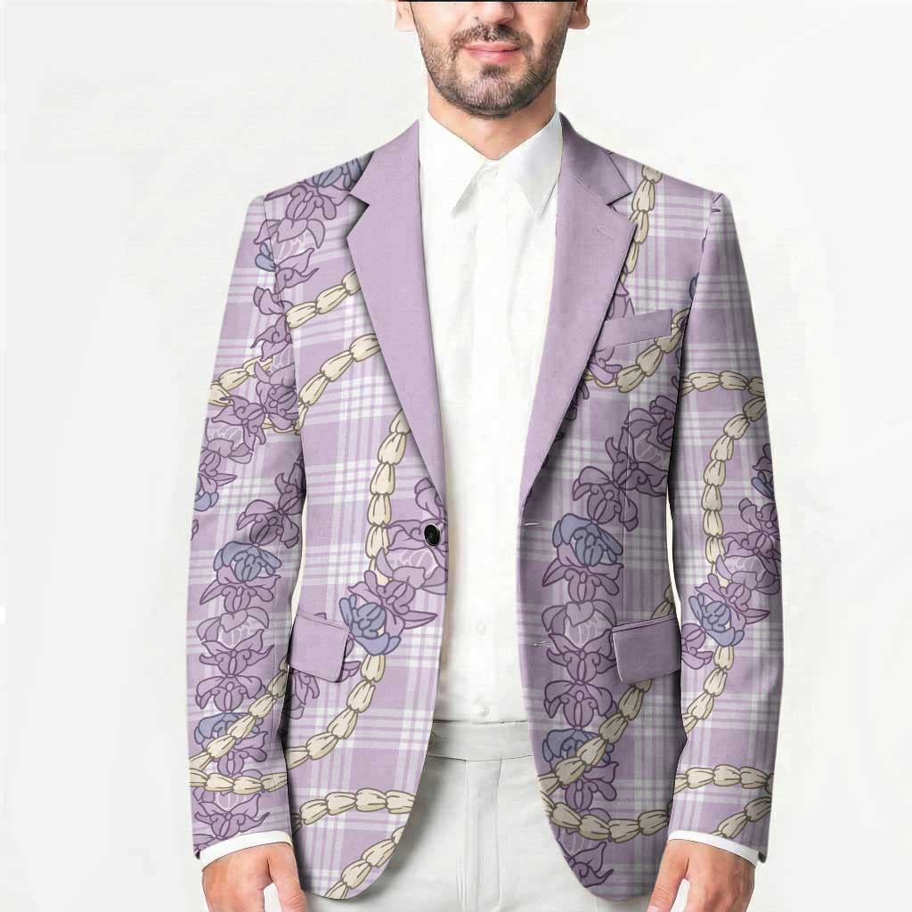 Pua Kalaunu Lei Blazer Palaka Pattern