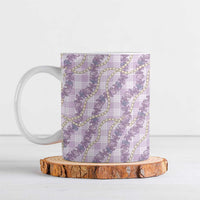 Pua Kalaunu Lei Ceramic Mug Palaka Pattern