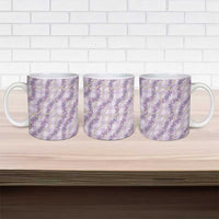 Pua Kalaunu Lei Ceramic Mug Palaka Pattern