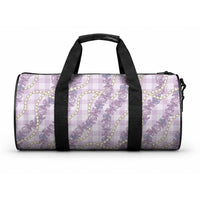 Pua Kalaunu Lei Duffle Bag Palaka Pattern