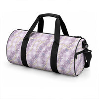 Pua Kalaunu Lei Duffle Bag Palaka Pattern