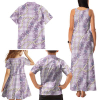 Pua Kalaunu Lei Family Matching Tank Maxi Dress and Hawaiian Shirt Palaka Pattern LT01 - Polynesian Pride
