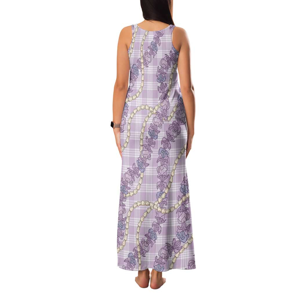 Pua Kalaunu Lei Family Matching Tank Maxi Dress and Hawaiian Shirt Palaka Pattern LT01 - Polynesian Pride