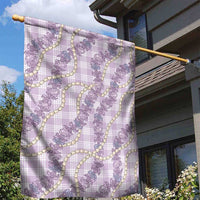 Pua Kalaunu Lei Garden Flag Palaka Pattern LT01 - Polynesian Pride