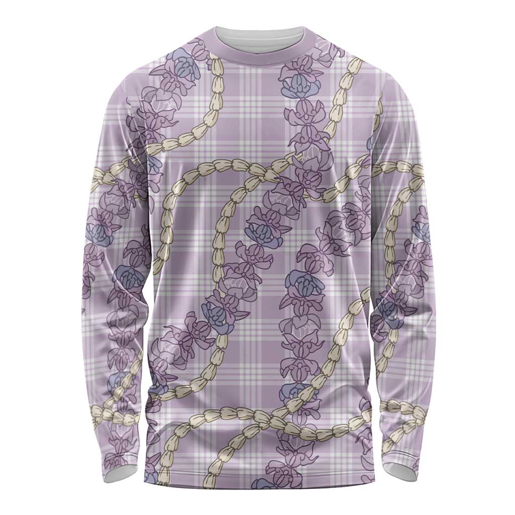 Pua Kalaunu Lei Long Sleeve Shirt Palaka Pattern