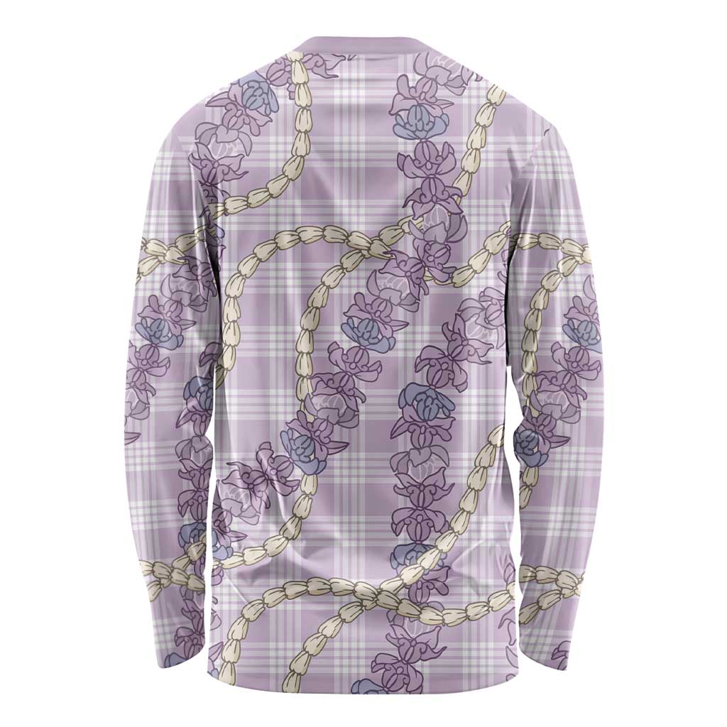 Pua Kalaunu Lei Long Sleeve Shirt Palaka Pattern