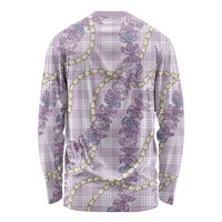 Pua Kalaunu Lei Long Sleeve Shirt Palaka Pattern