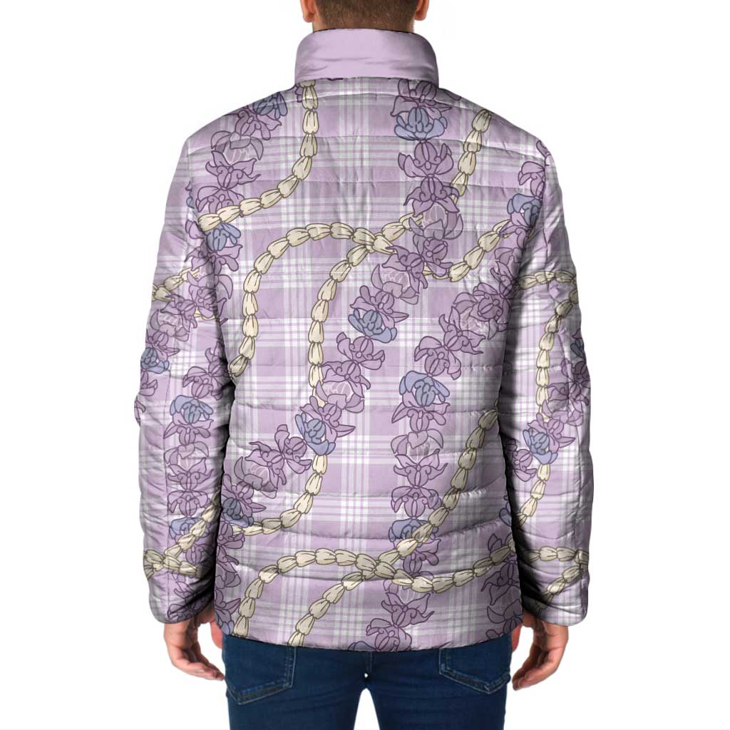 Pua Kalaunu Lei Padded Jacket Palaka Pattern LT01 - Polynesian Pride