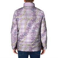 Pua Kalaunu Lei Padded Jacket Palaka Pattern LT01 - Polynesian Pride