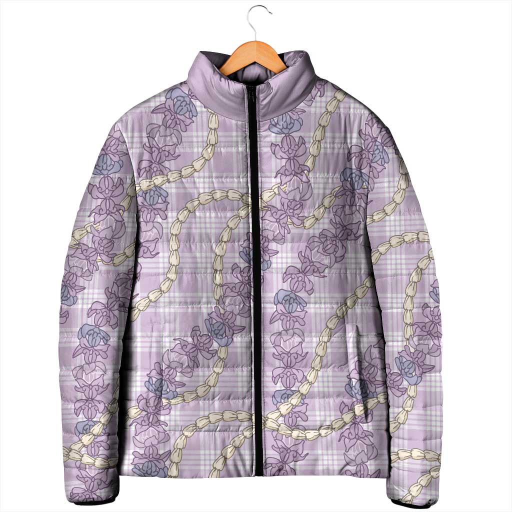Pua Kalaunu Lei Padded Jacket Palaka Pattern LT01 - Polynesian Pride