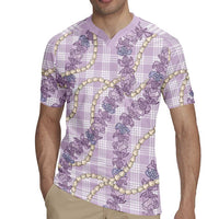 Pua Kalaunu Lei Rugby Jersey Palaka Pattern LT01 - Polynesian Pride