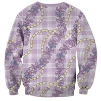 Pua Kalaunu Lei Sweatshirt Palaka Pattern