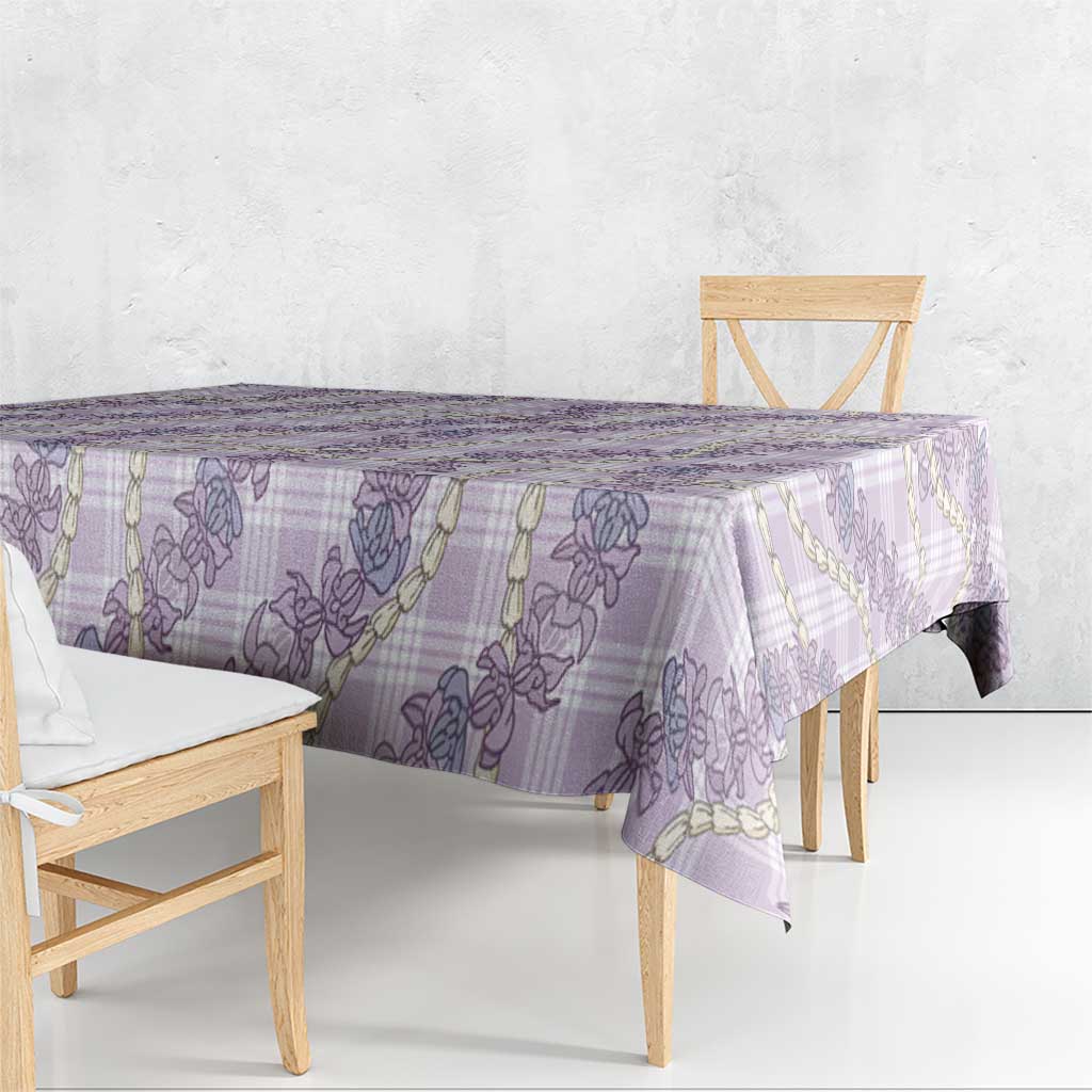 Pua Kalaunu Lei Tablecloth Palaka Pattern LT01 - Polynesian Pride