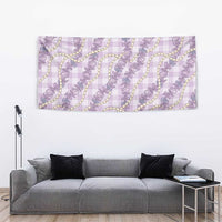 Pua Kalaunu Lei Tapestry Palaka Pattern