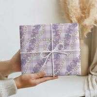 Pua Kalaunu Lei Wrapping Paper Palaka Pattern
