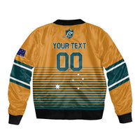 Custom Rugby Australia Bomber Jacket Junior Wallabies Go Champions