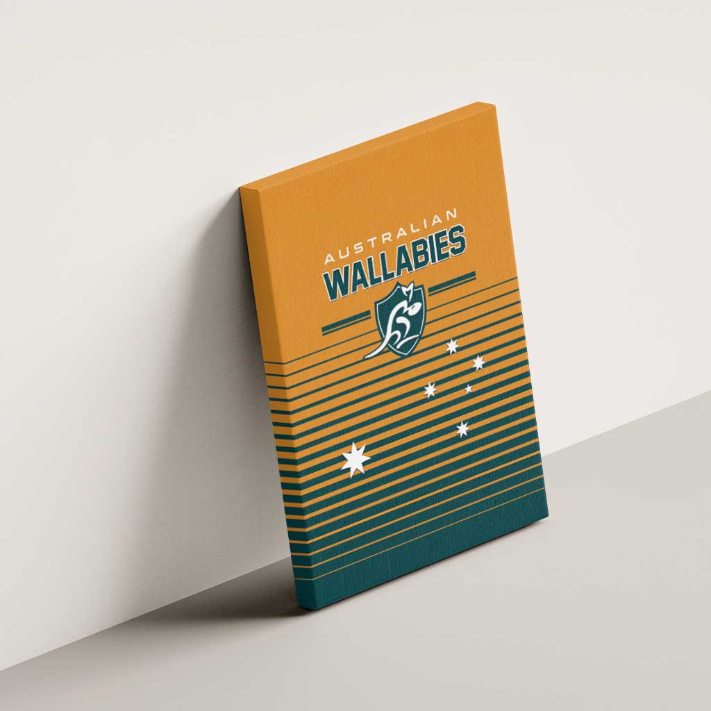 Rugby Australia Canvas Wall Art Junior Wallabies Go Champions