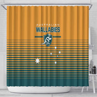 Rugby Australia Shower Curtain Junior Wallabies Go Champions