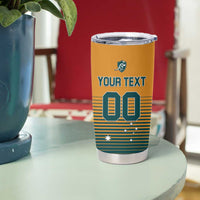 Custom Rugby Australia Tumbler Cup Junior Wallabies Go Champions LT01 - Polynesian Pride