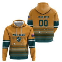Custom Rugby Australia Zip Hoodie Junior Wallabies Go Champions LT01 - Polynesian Pride