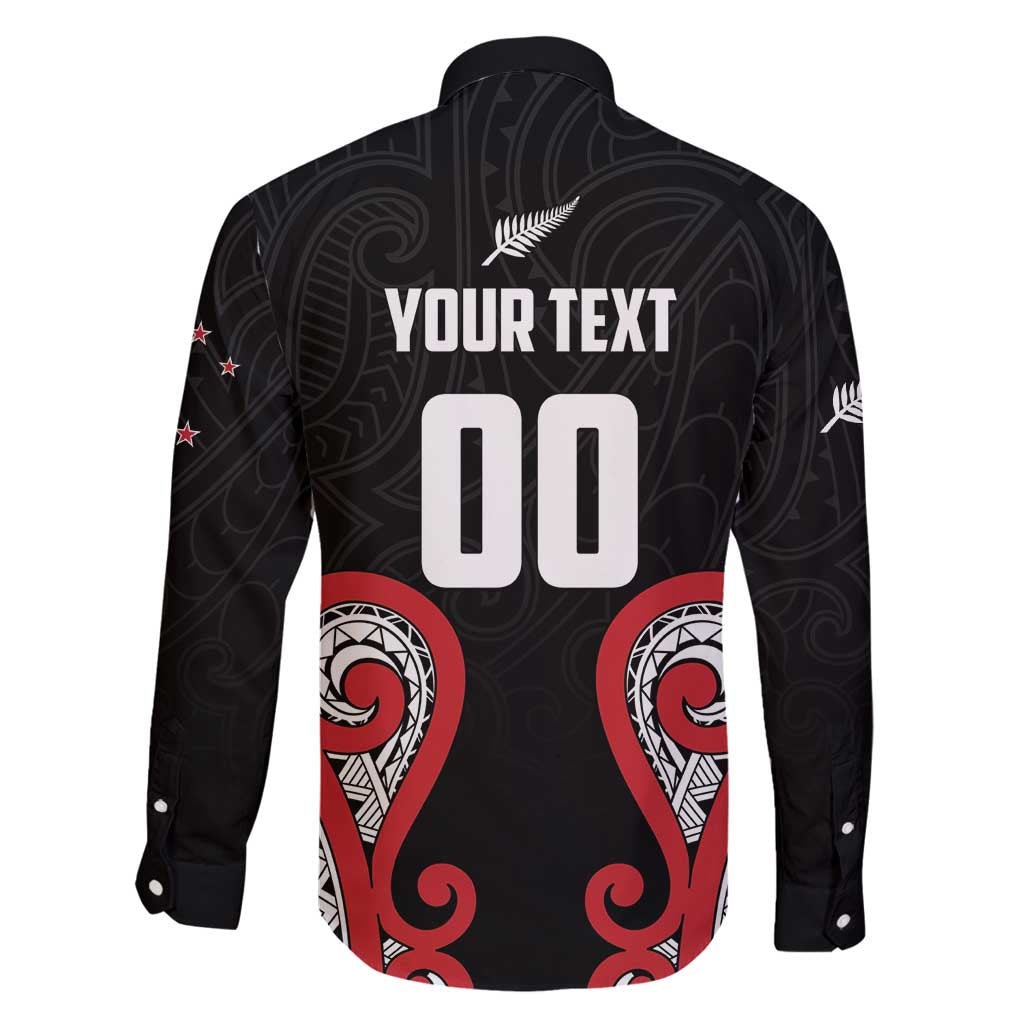 Custom Rugby New Zealand Family Matching Off Shoulder Maxi Dress and Hawaiian Shirt Baby Black Go Champions