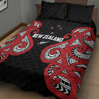 Rugby New Zealand Quilt Bed Set Baby Black Go Champions