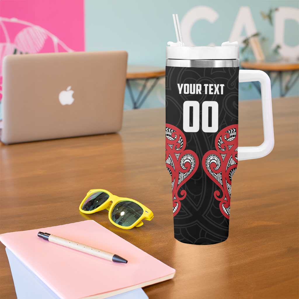Custom Rugby New Zealand Tumbler With Handle Baby Black Go Champions