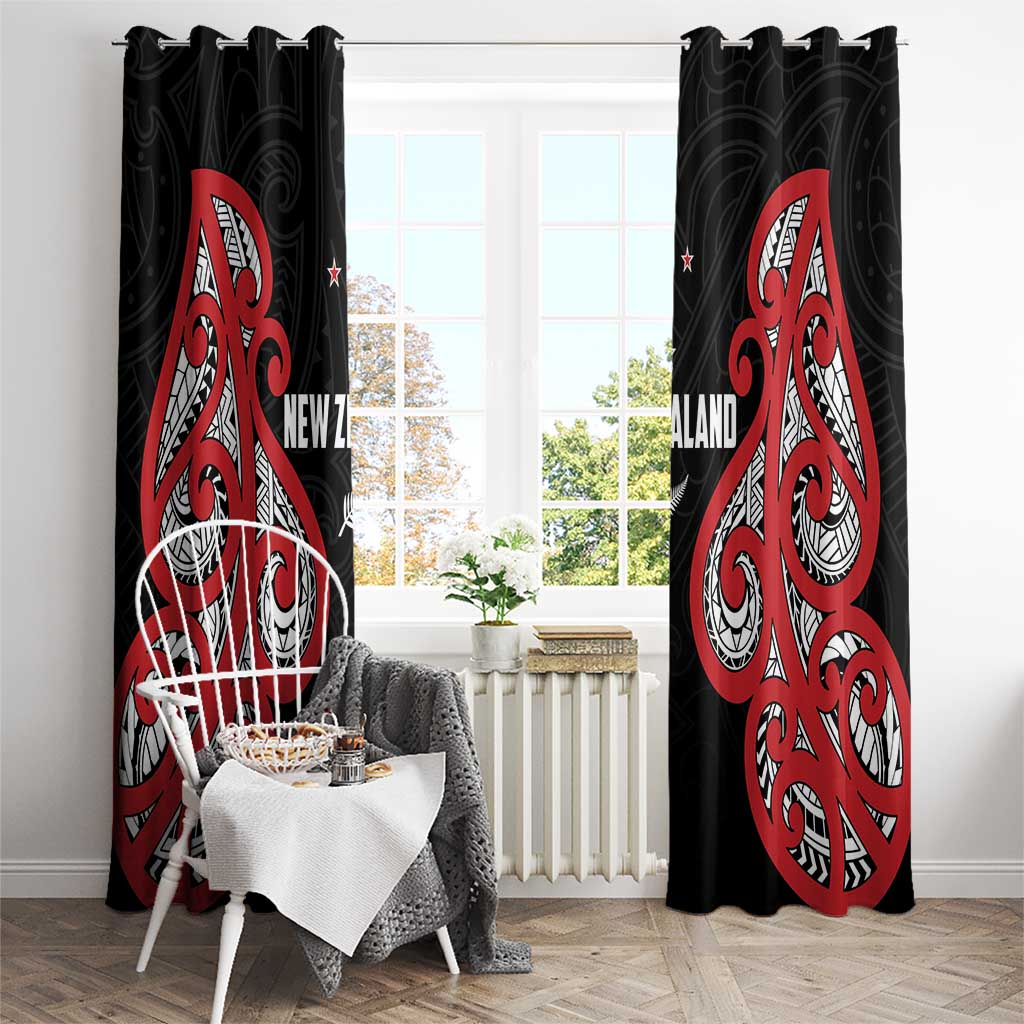 Rugby New Zealand Window Curtain Baby Black Go Champions