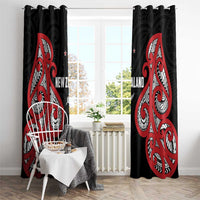 Rugby New Zealand Window Curtain Baby Black Go Champions