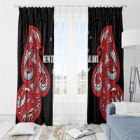Rugby New Zealand Window Curtain Baby Black Go Champions