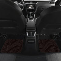 Monstera Plumeria Flowers Pink Car Mats Polynesian Pattern
