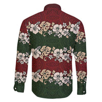 Hawaiian Hibiscus Christmas Color Family Matching Summer Maxi Dress and Hawaiian Shirt Unique