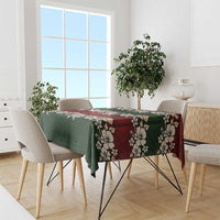 Hawaiian Hibiscus Christmas Color Tablecloth Unique