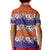 Hawaiian Hibiscus Kid Polo Shirt Orange and Purple Unique