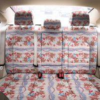 Monstera Tiare Plumeria Lei Pattern Back Car Seat Cover Red Version LT01 - Polynesian Pride