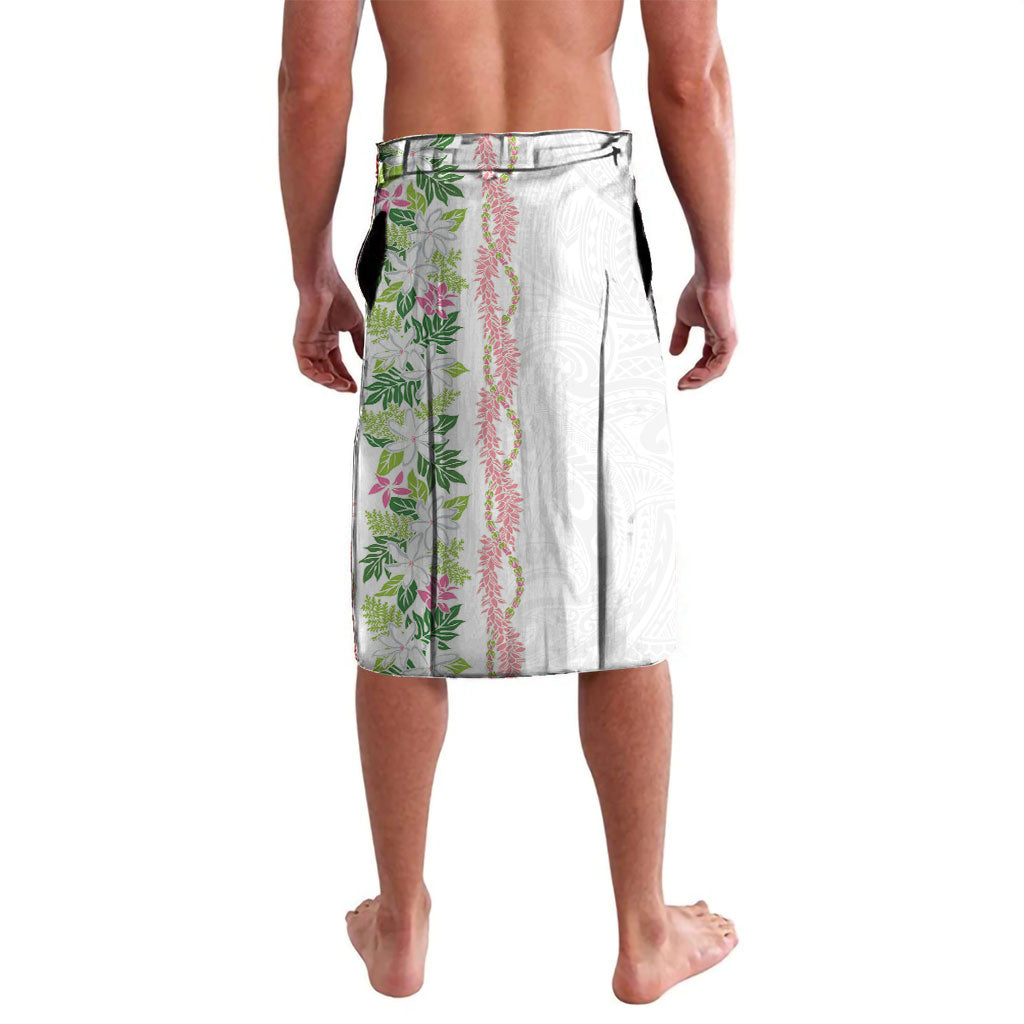 Monstera Tiare Plumeria Lavalava Green Polynesian Pattern LT01 - Polynesian Pride
