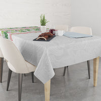 Monstera Tiare Plumeria Tablecloth Green Polynesian Pattern LT01 - Polynesian Pride