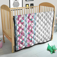 Monstera Tiare Plumeria Quilt Pink Polynesian Pattern LT01 - Polynesian Pride
